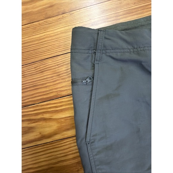 The North Face Paramount Trail Convertible Belted Pants Mens 34 Green Hiking - Picture 6 of 16
